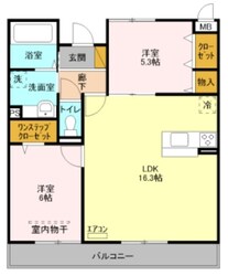 グリーンレジデンス葉月の物件間取画像